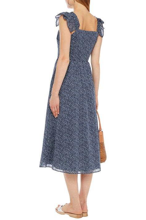 michael michael kors navy cotton voile dress|Women's Designer Dresses .